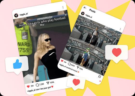 Share the fun and go viral easily